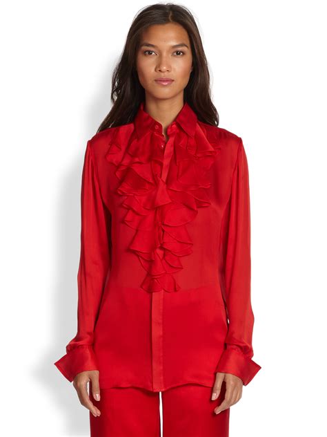 womens ralph lauren blouses|More.